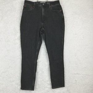 Abercrombie & Fitch Womens Jeans  Skinny High Rise Denim Black Wash Curve Love 6